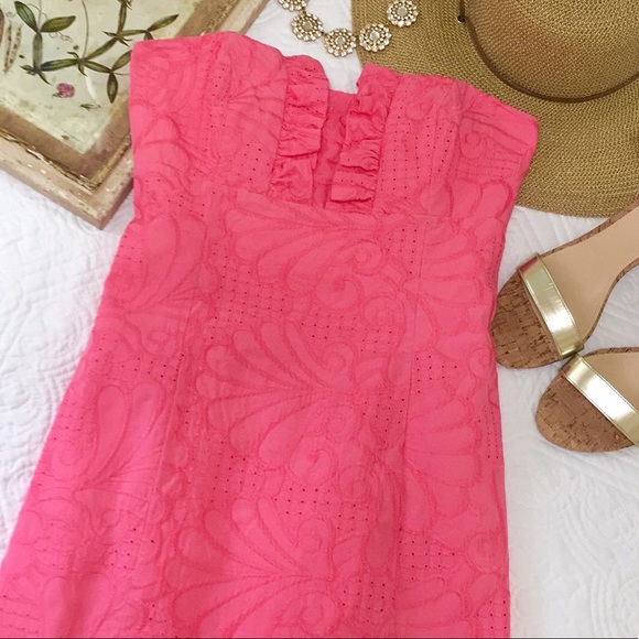 Lilly Pulitzer Dresses & Skirts - Lilly Pulitzer Frankie Dress in Pink Salmon